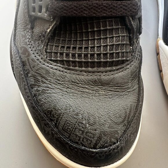 2018 Nike Air Jordan Retro 4 SE Black Laser Gum CL1184-011 Size 11 CLEAN🔥 - Picture 8 of 8